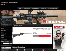 Tablet Screenshot of firearmscenter.com